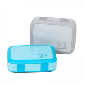 Пластмасов BPA безплатно херметичен детски контейнер за обяд Bento